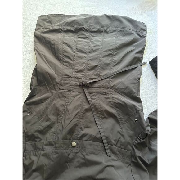 Cole Haan Women's Full Zip Lightweight Rain Jacket-Long Style-Black size medium - Picture 12 of 12